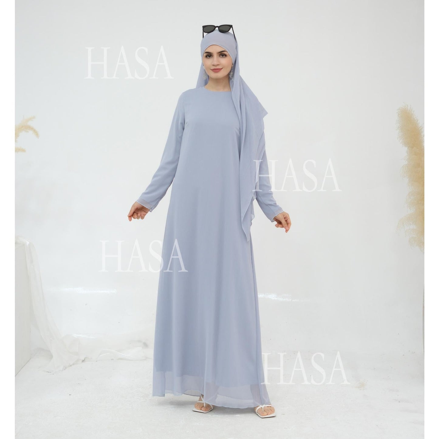 LUMAYA5880 Chiffon Texture Layered Design, A Two-way Dress Suitable for Both Daily and Formal Occasions