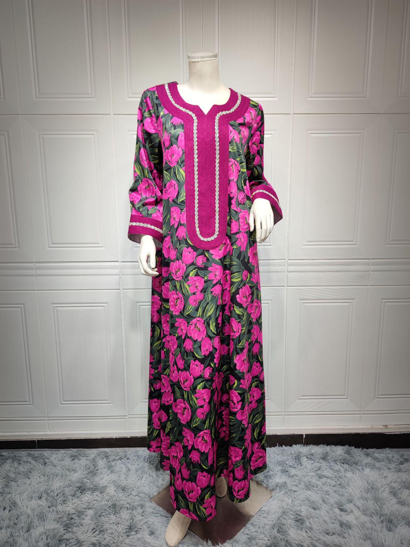 LUMAYA LUMAYA1072 Fashion New Product Hot Diamond Printed Dress