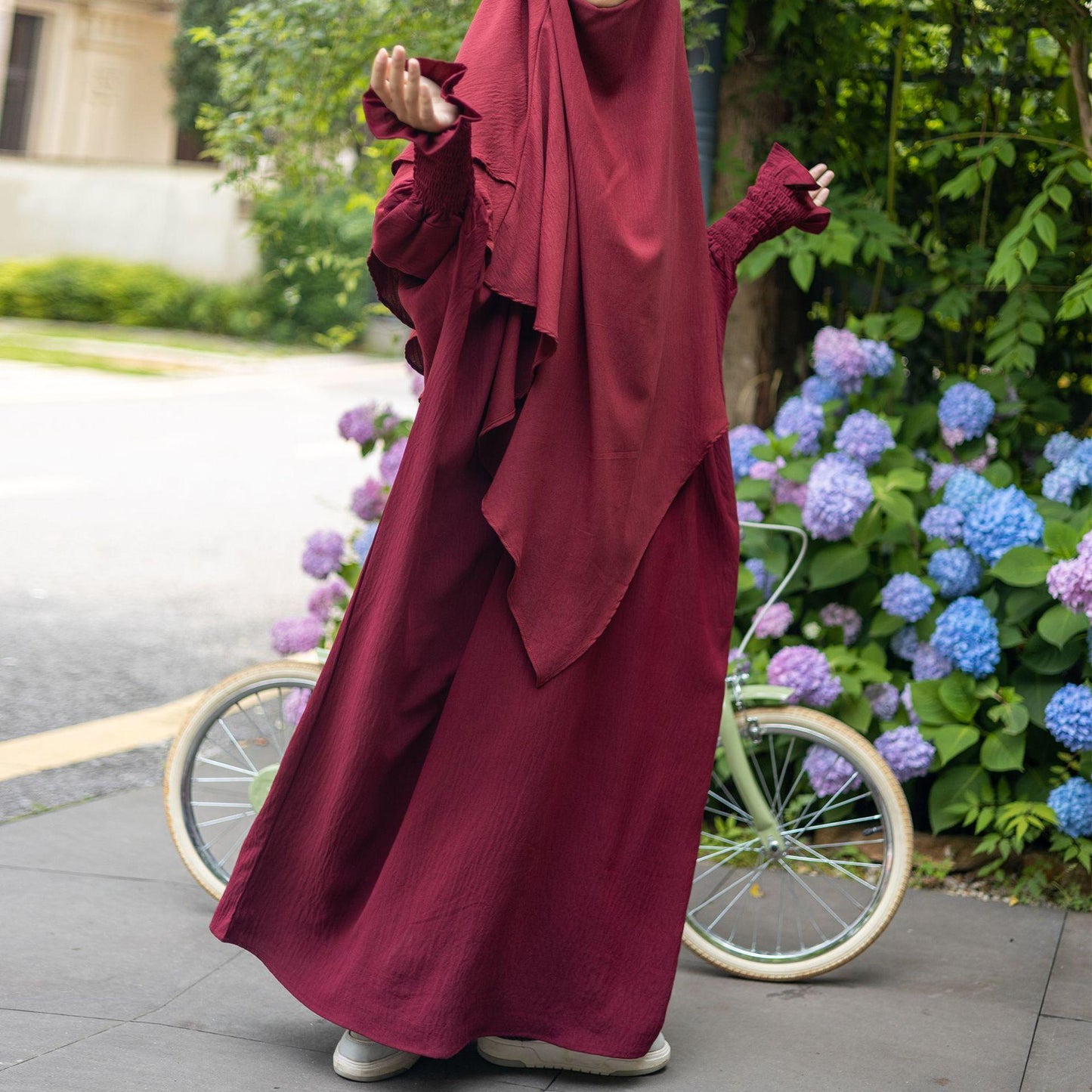 LUMAYA LUMAYA1004 2pcs Set  Abaya+Hijab