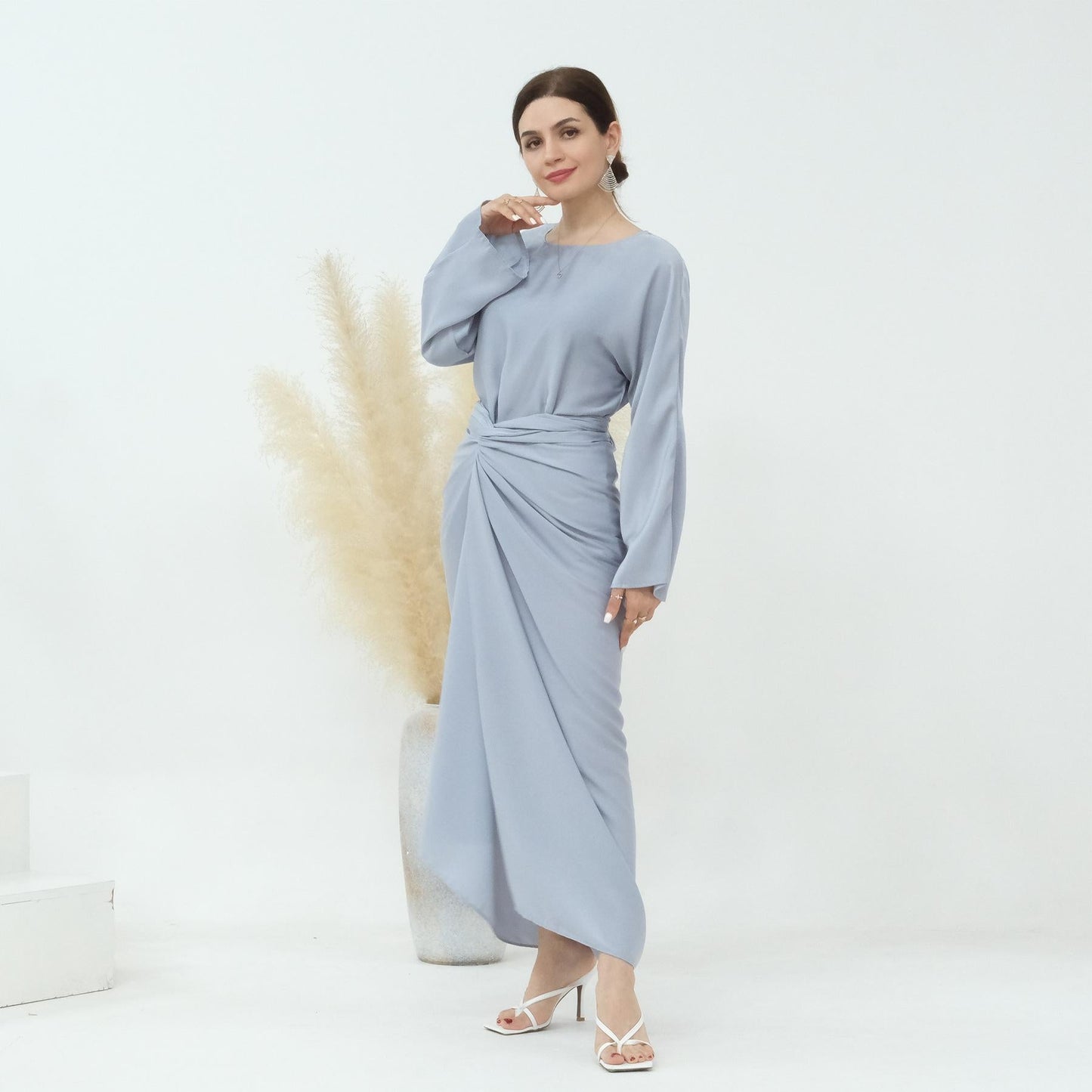 LUMAYA LUMAYA1010 2PCS Set Fashion Top and Skirt