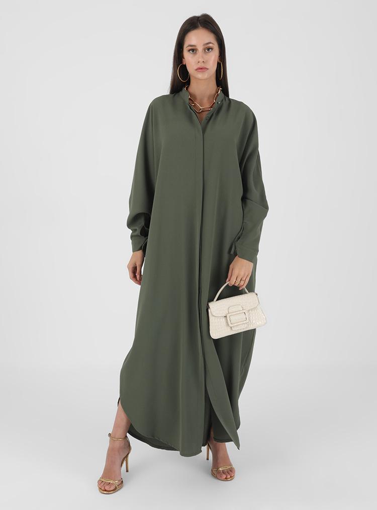 LUMAYA LUMAYA0519 Bat Sleeves Long Robe