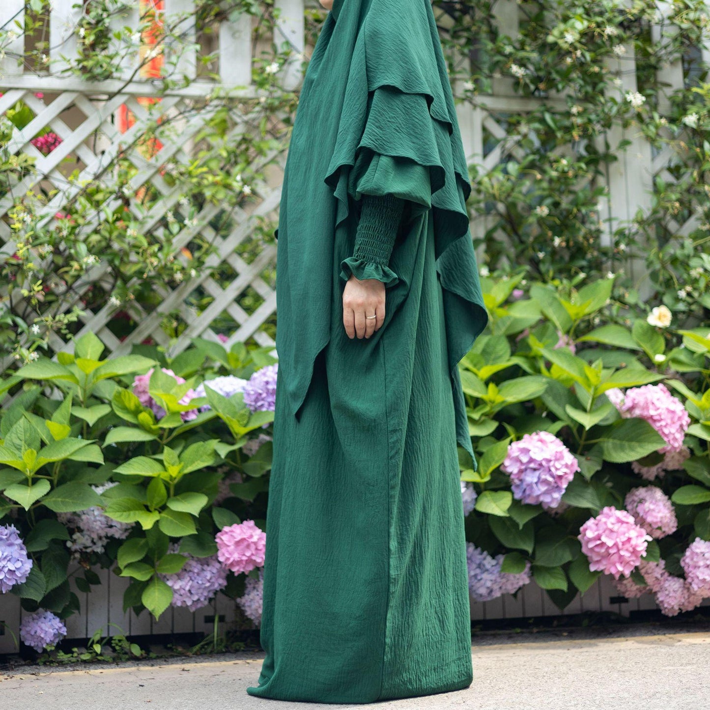 LUMAYA LUMAYA1004 2pcs Set  Abaya+Hijab