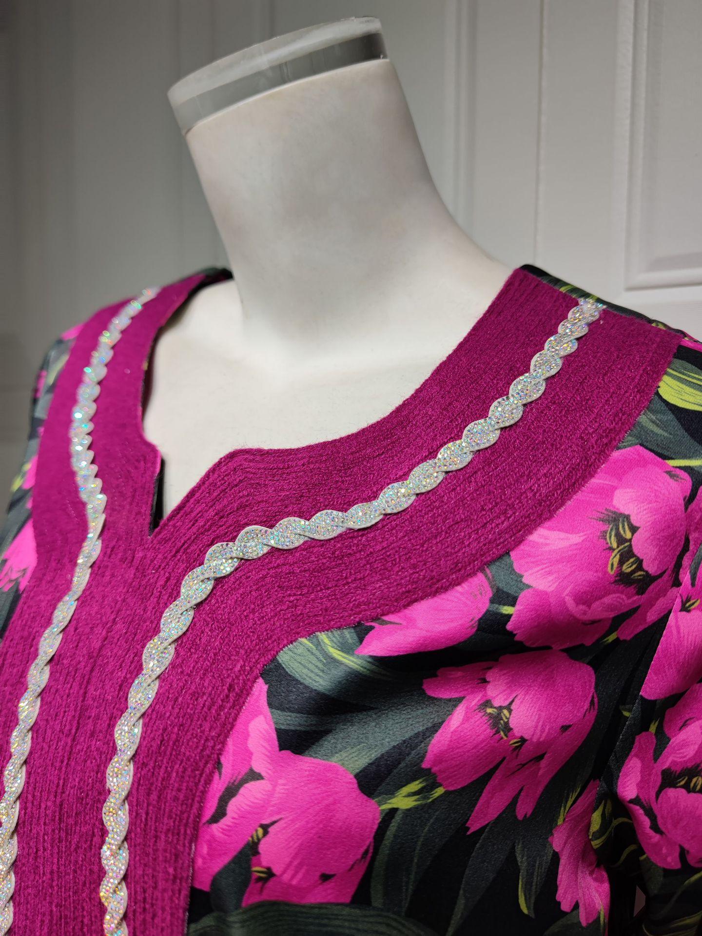 LUMAYA LUMAYA1072 Fashion New Product Hot Diamond Printed Dress