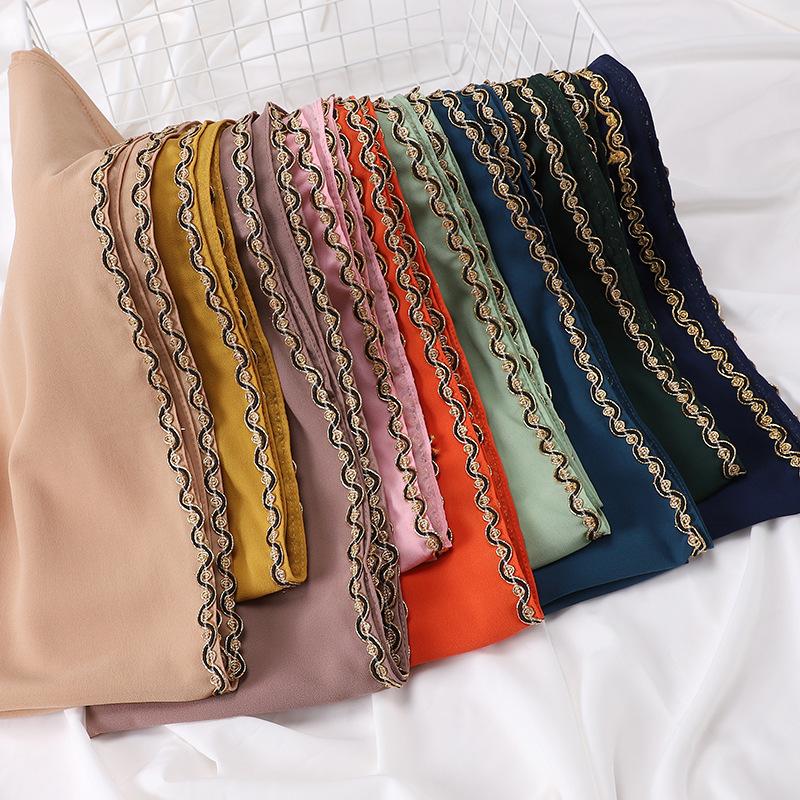 LUMAYA LM1131 Pearl Chiffon Lace CLMin Headband