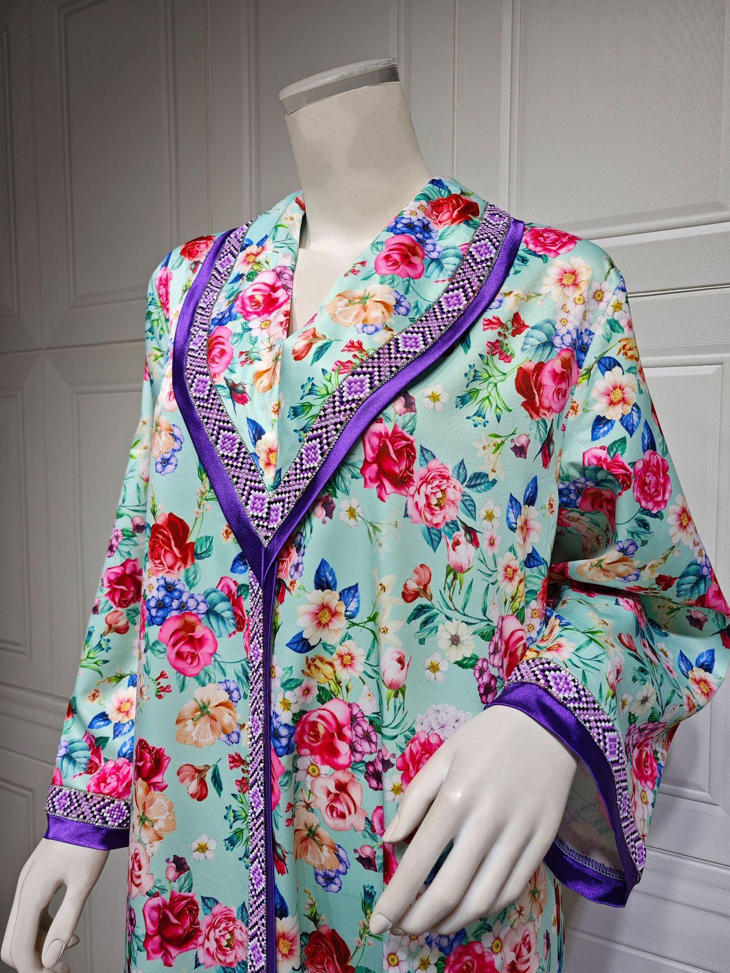 LUMAYA LUMAYA1079 Fashion Printed Hot Diamond Dress
