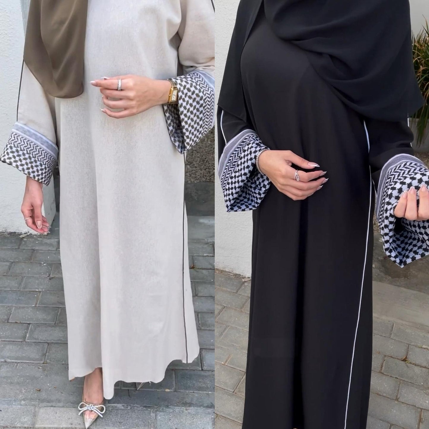 LUMAYA LM1181 Patchwork Elegant Abaya