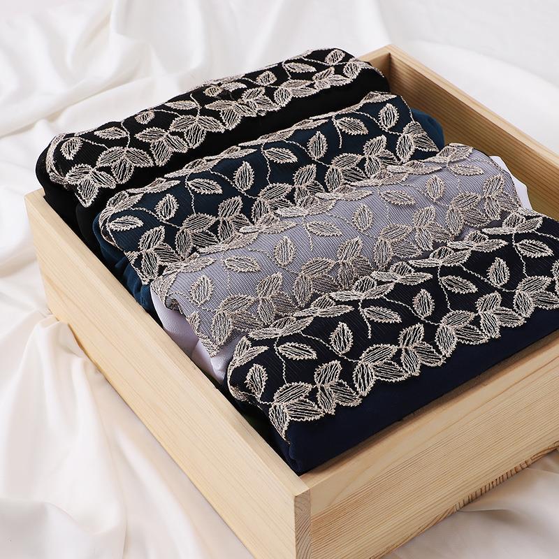 LUMAYA LM1130 Pearl Chiffon Lace Headscarf