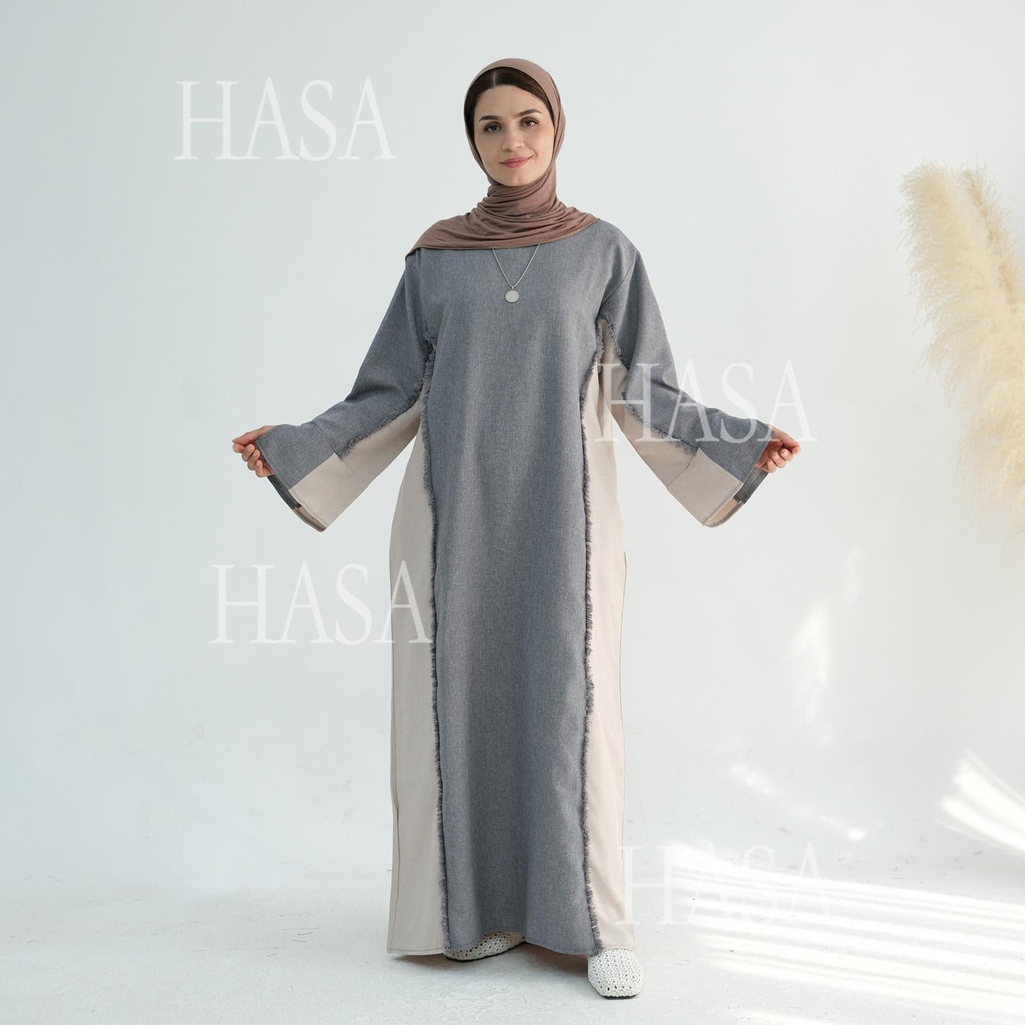 LUMAYA5606 Stylish Patchwork Robe - Cardigan and Dress (belt Pockets Only on Dress) party  wear red dress graduation  dress thick  thigh 2  part bow  outfits