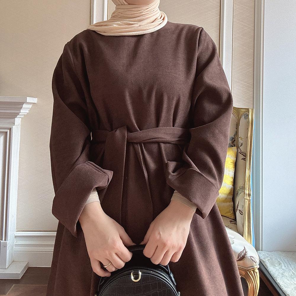 LUMAYA LUMAYA1011 Solid Color Tunic Dress