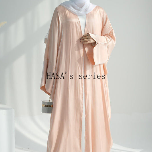 LUMAYA4831 A simple yet elegant cardigan-style robe, balancing both quality and comfort.