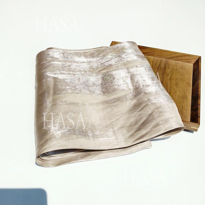 LUMAYA6479 A Simple Silk Scarf with A Mellow Color and A Light and Drapey Design