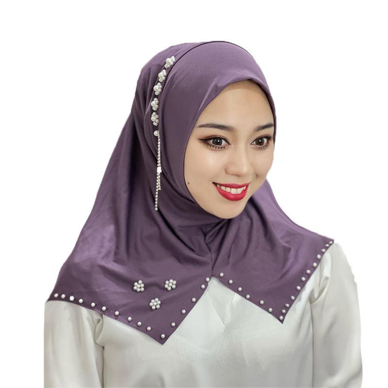 LUMAYA LM1110 Monochrome Beaded Flower Headband