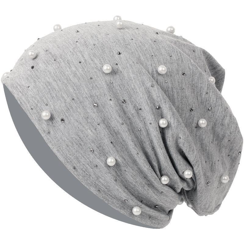 LUMAYA LM1092 Pearl Hot Diamond Pullover Cap