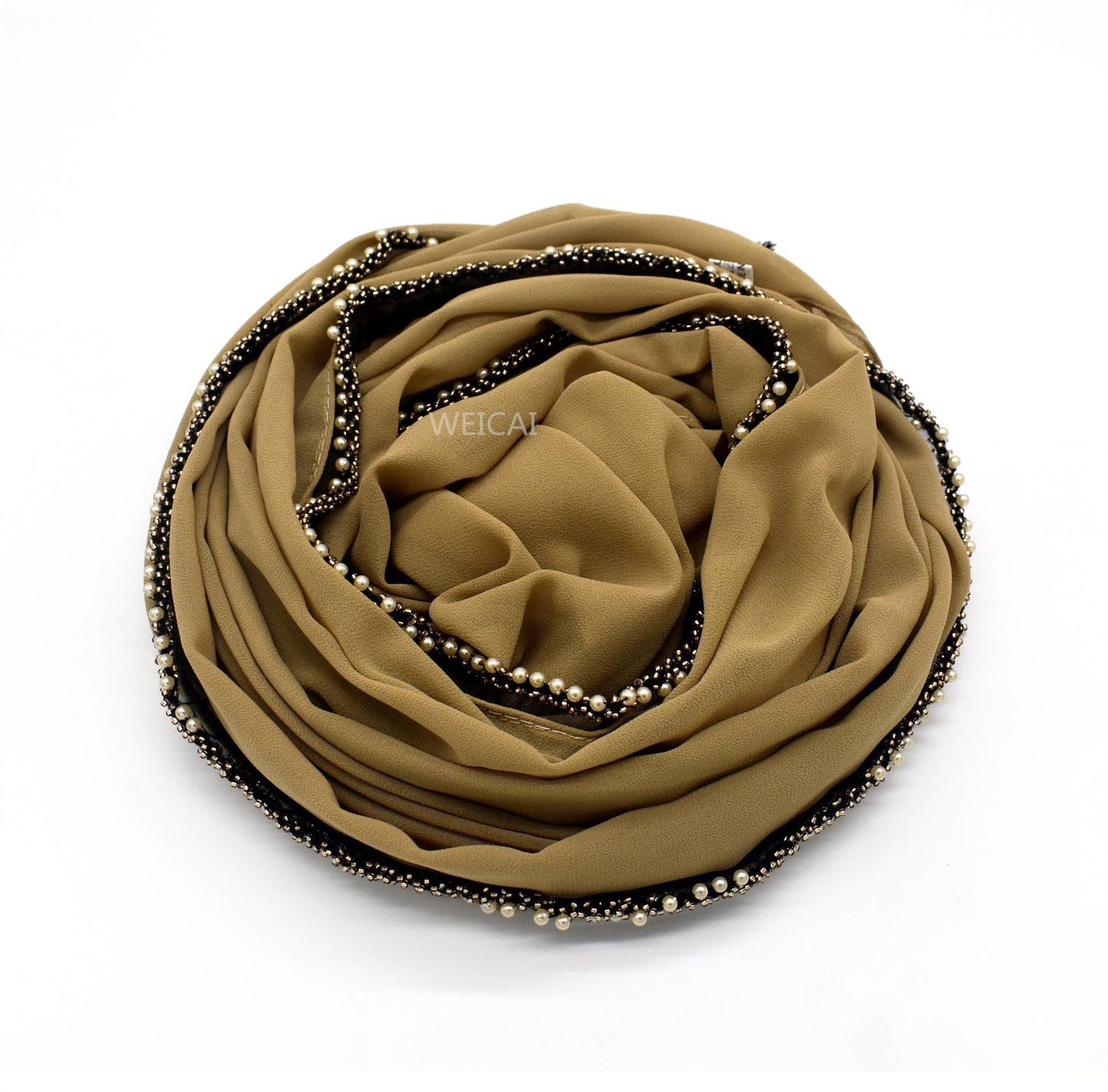 LUMAYA LM1117 Solid Chiffon Headband Hijab