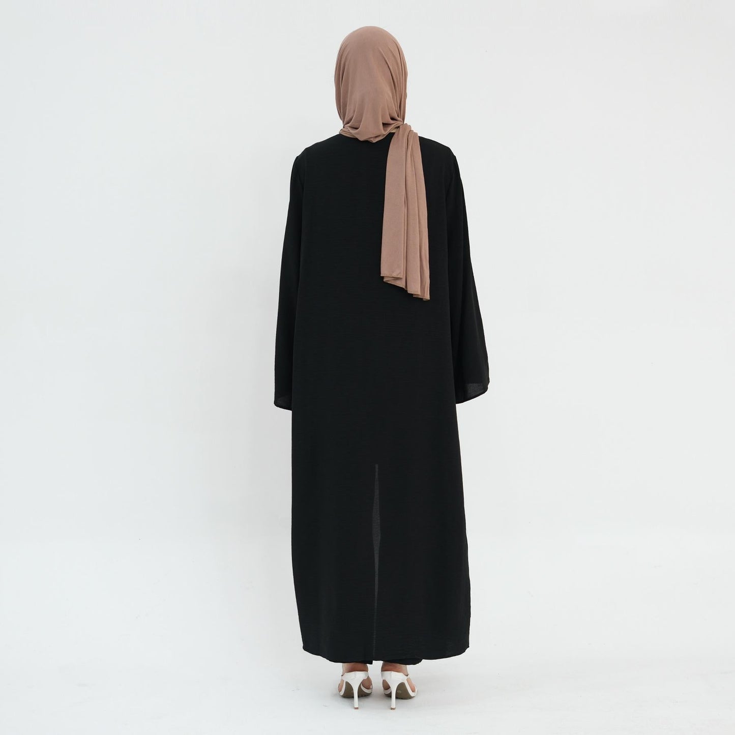 LM5107 Classic Solid Color Three-piece Suit - Loose Long Design Combination
