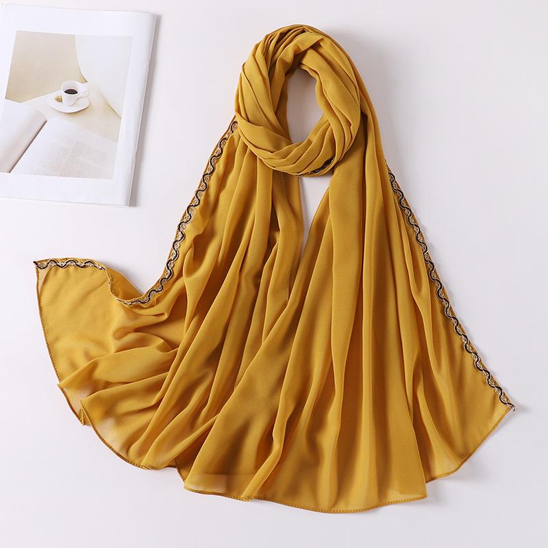 LUMAYA LM1131 Pearl Chiffon Lace CLMin Headband