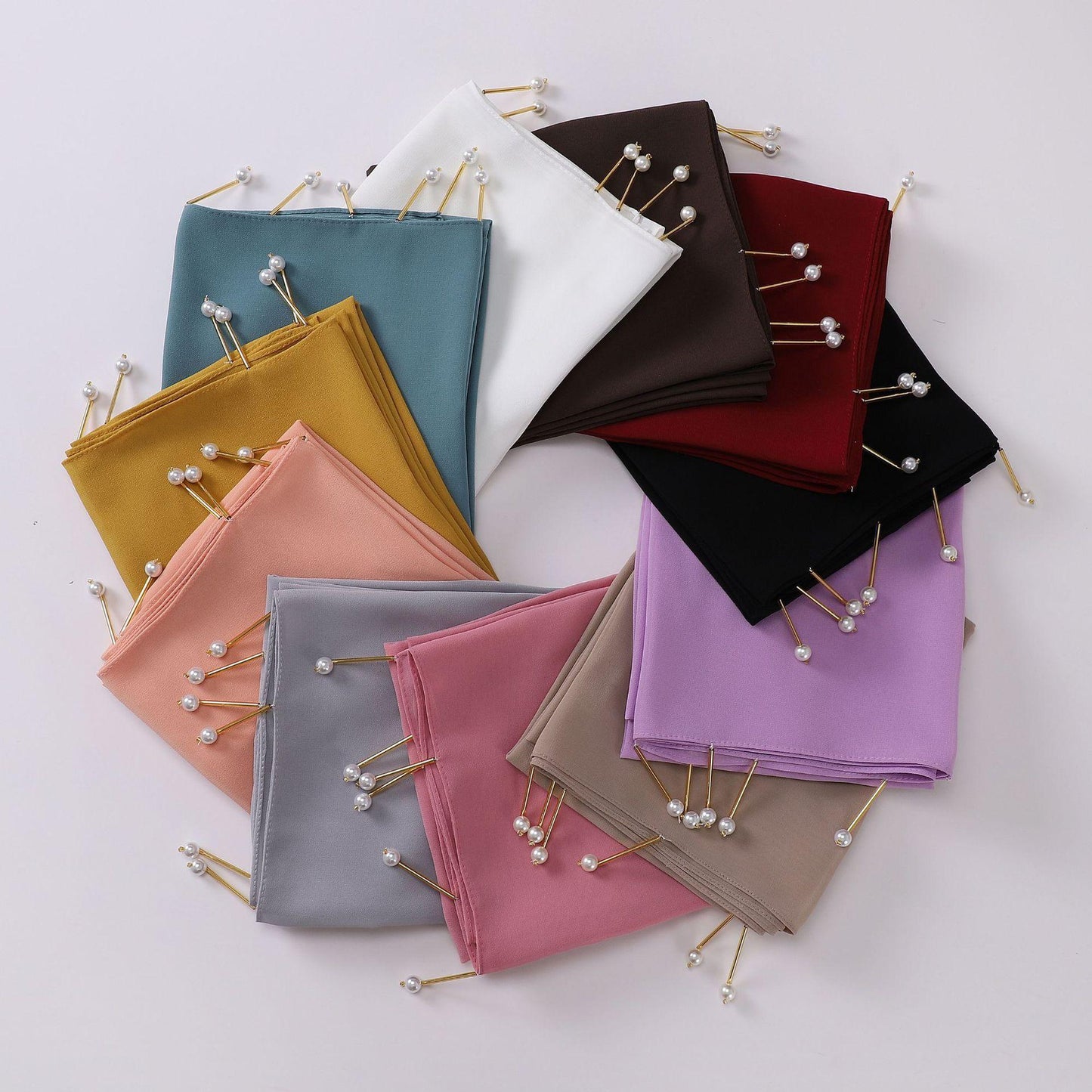 LUMAYA LM1113 Chiffon Headscarf Muslim Hijab