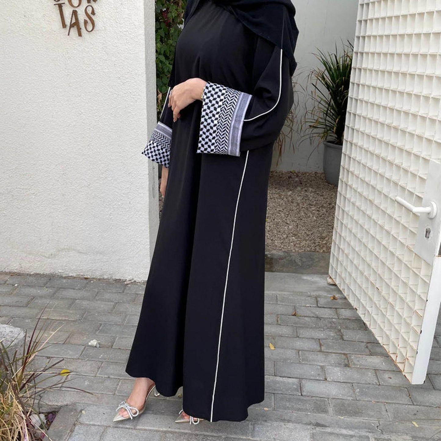 LUMAYA LM1181 Patchwork Elegant Abaya