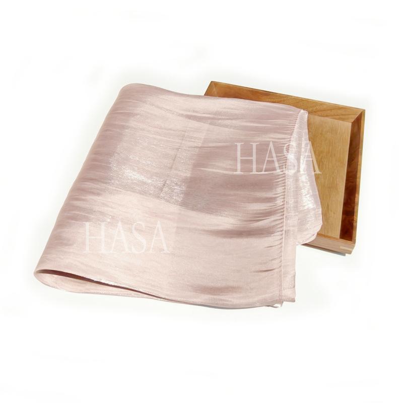 LUMAYA6479 A Simple Silk Scarf with A Mellow Color and A Light and Drapey Design
