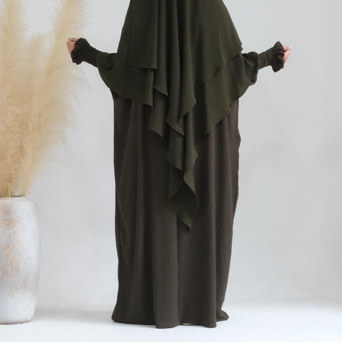 LUMAYA LUMAYA1004 2pcs Set  Abaya+Hijab
