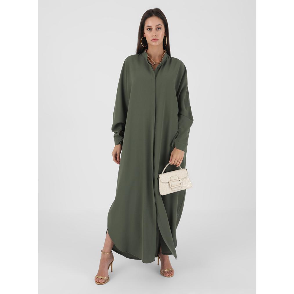 LUMAYA LUMAYA0519 Bat Sleeves Long Robe