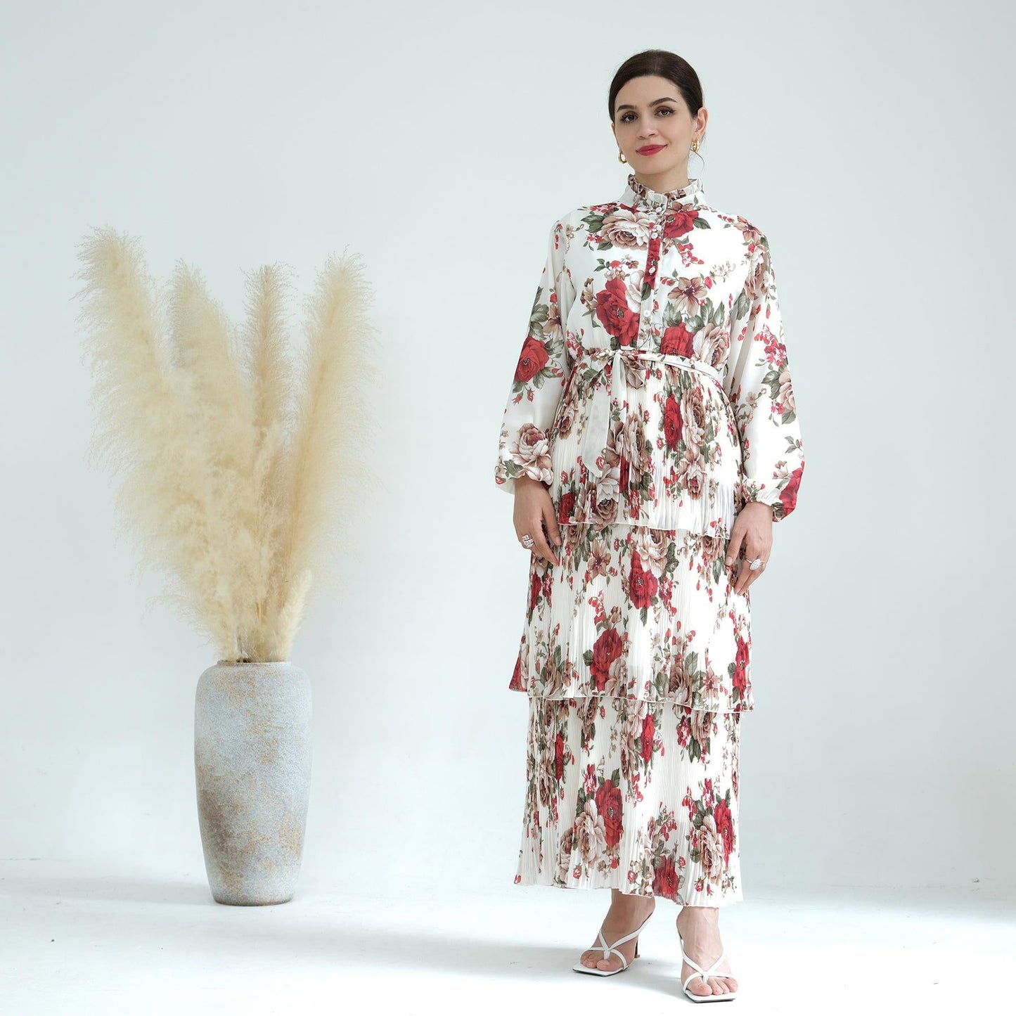 LUMAYA LUMAYA1009 Pure Beauty Printed Dress