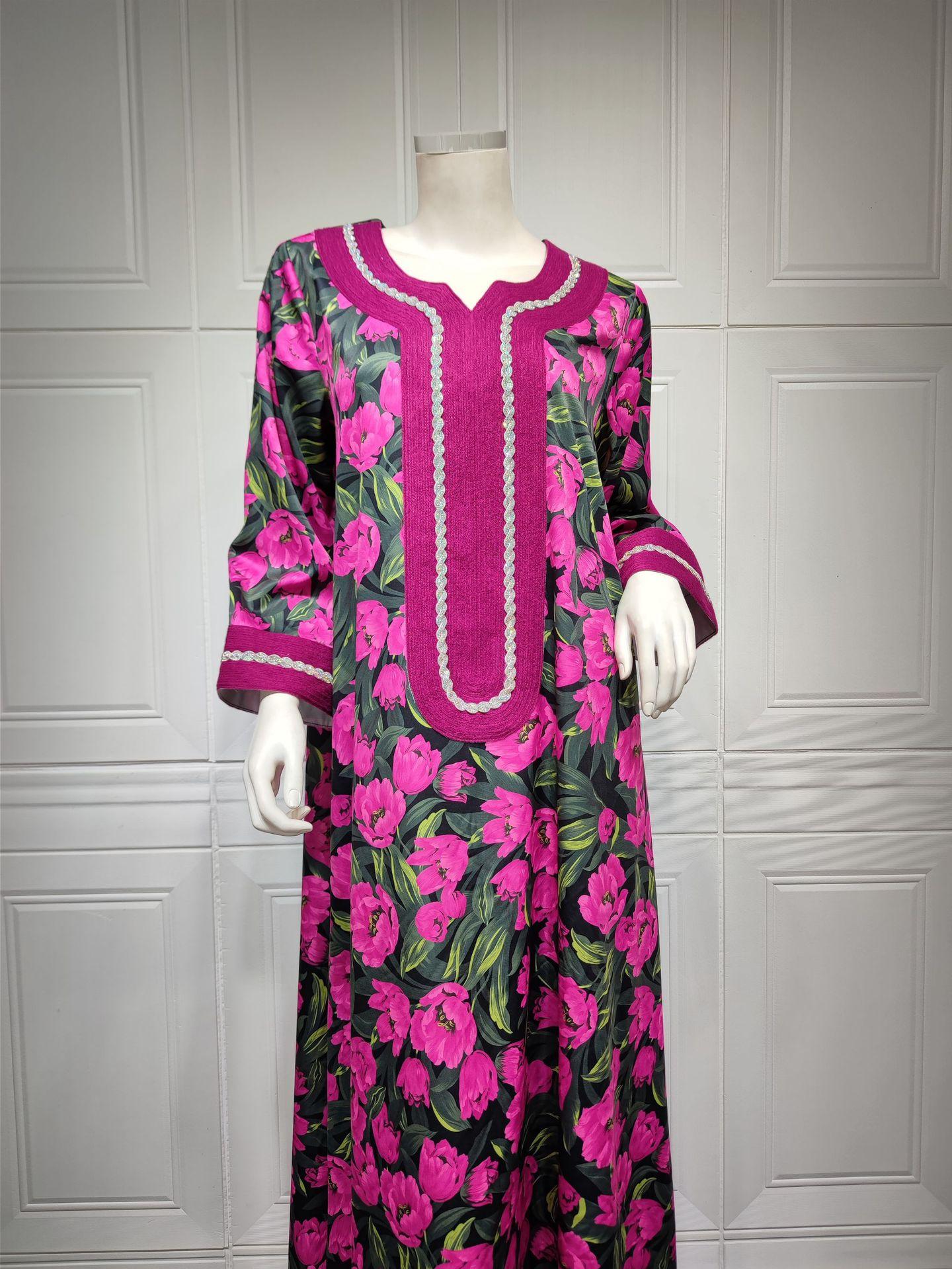 LUMAYA LUMAYA1072 Fashion New Product Hot Diamond Printed Dress