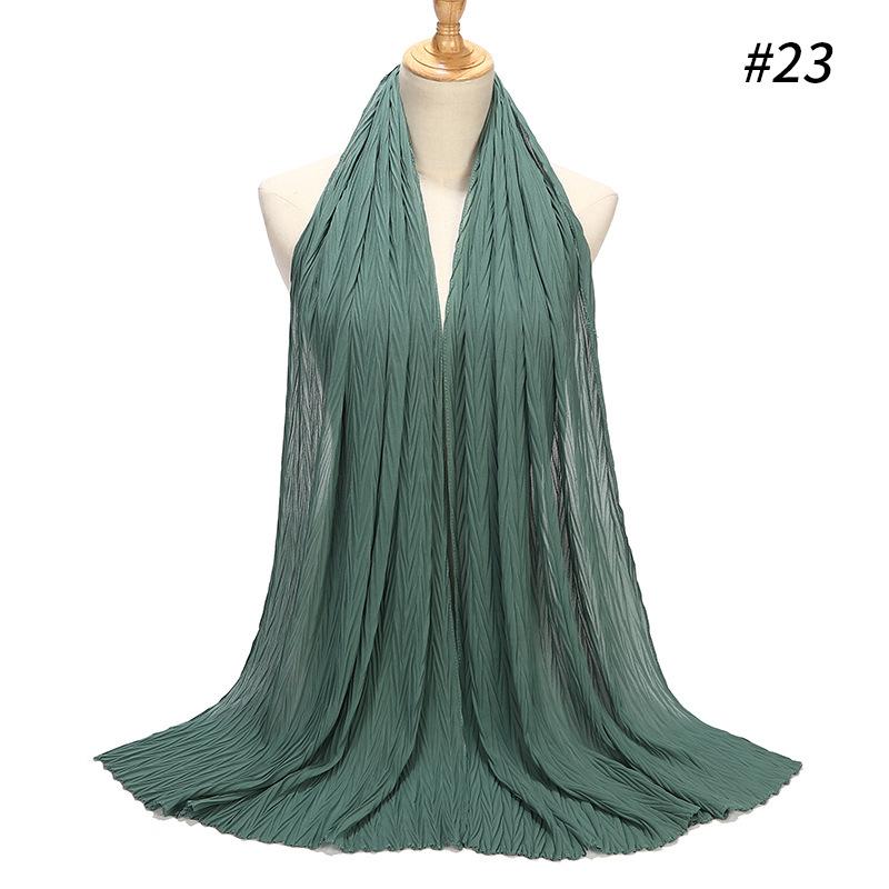 LUMAYA LM1137 Pearl Chiffon Baotou Scarf