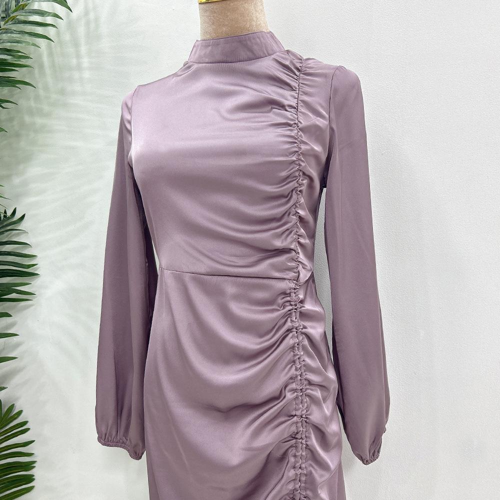 LUMAYA LUMAYA1045 Solid Color Large Robe Dress
