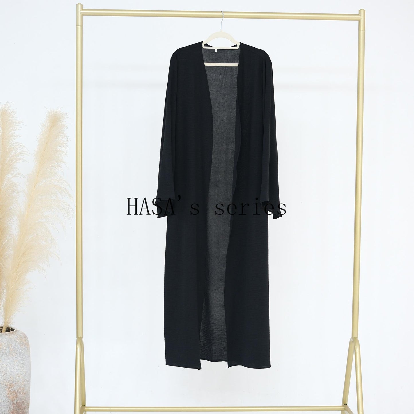 LUMAYA5107 Minimalist Style Three-piece Set | Solid Color Long Coat Paired with A Loose Two-piece Suit.