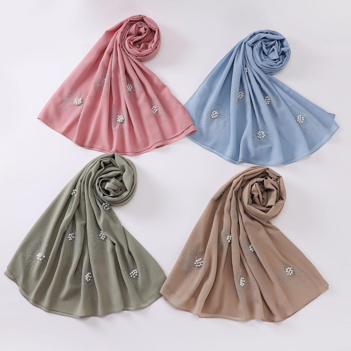 LUMAYA LM1121 New Chiffon Long Scarf Hijab
