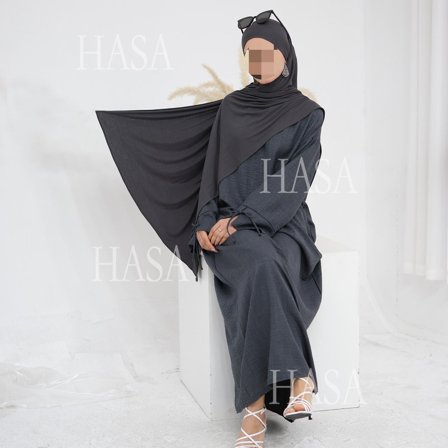 LUMAYA6554 Plain Modal Cotton Scarf with Lightweight Comfort