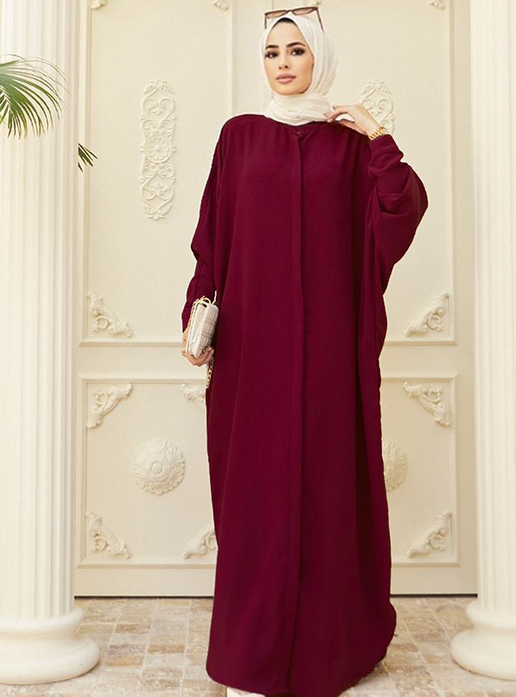 LUMAYA LUMAYA0519 Bat Sleeves Long Robe