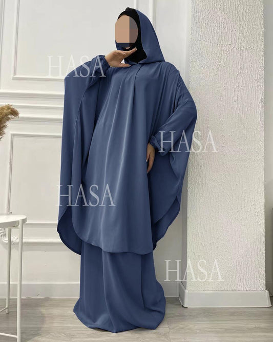 LM6583 Women's Loose Long Robe Suit