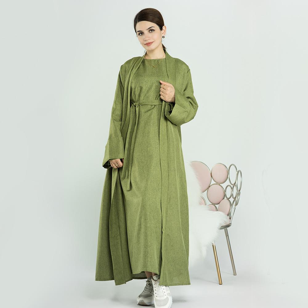LUMAYA LUMAYA0710 2pcs Set Cardigan+Inner Dress