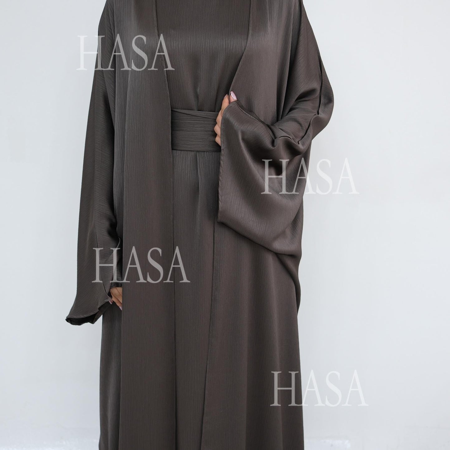 LM6575 Elegant Two-piece Cardigan Robe Set