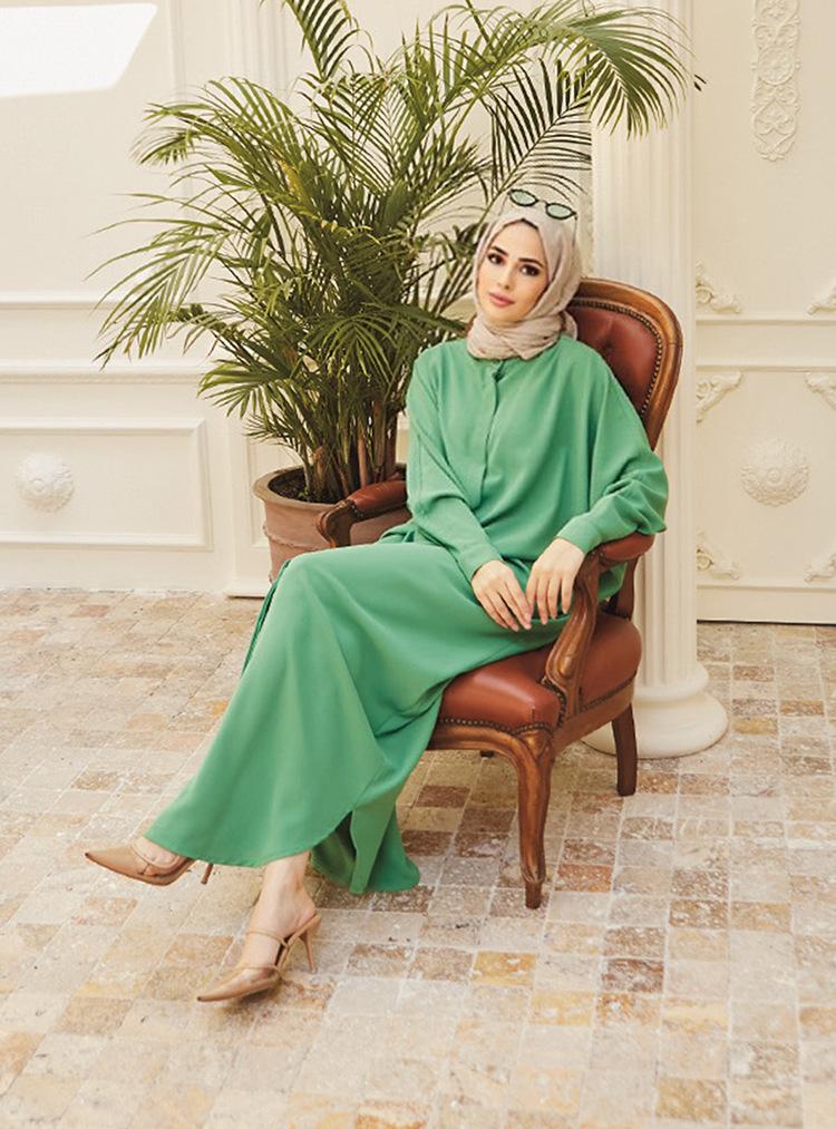 LUMAYA LUMAYA0519 Bat Sleeves Long Robe