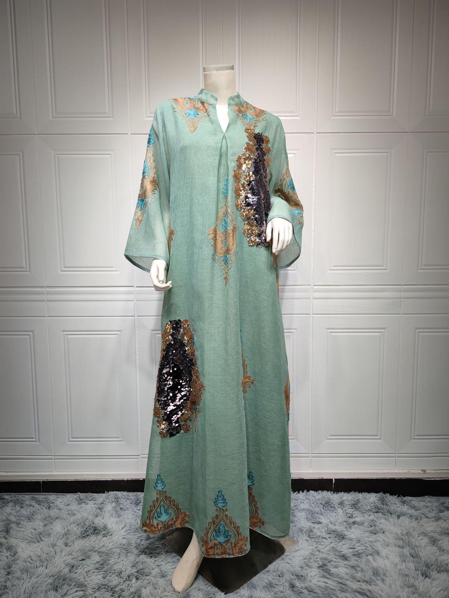 LUMAYA LUMAYA0443 Muslim Embroidered Dress
