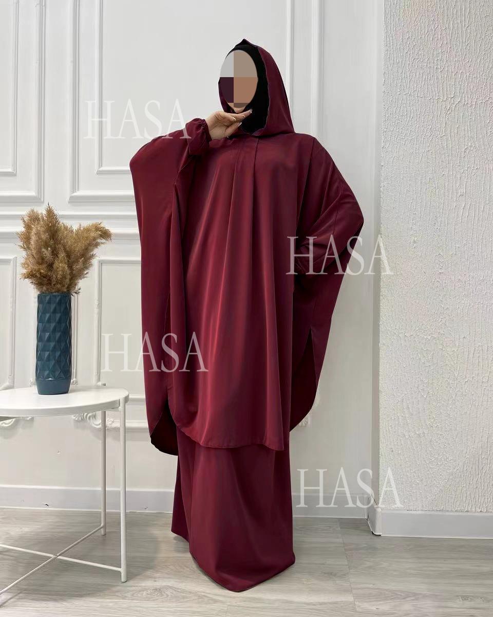 LM6583 Women's Loose Long Robe Suit