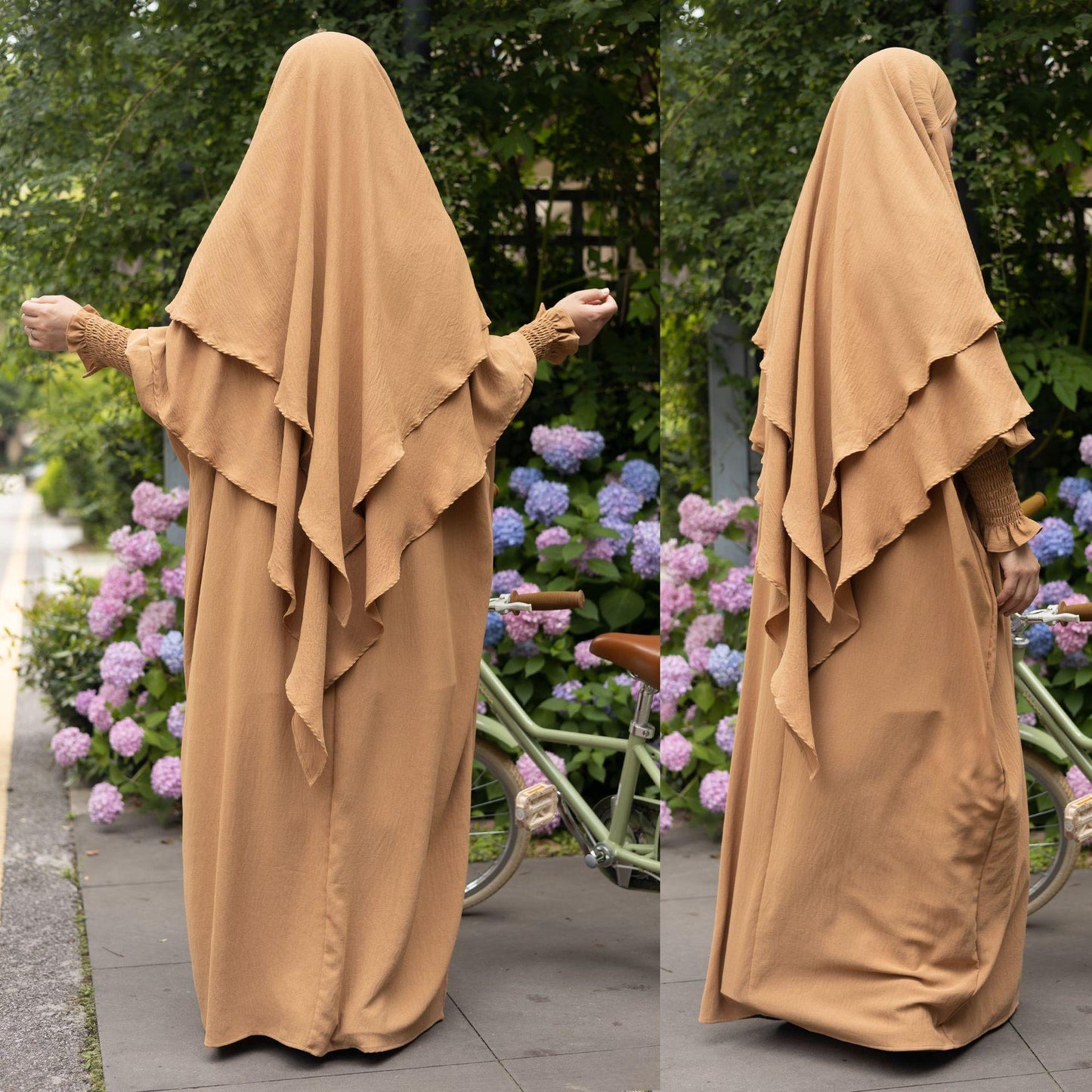 LUMAYA LUMAYA1004 2pcs Set  Abaya+Hijab