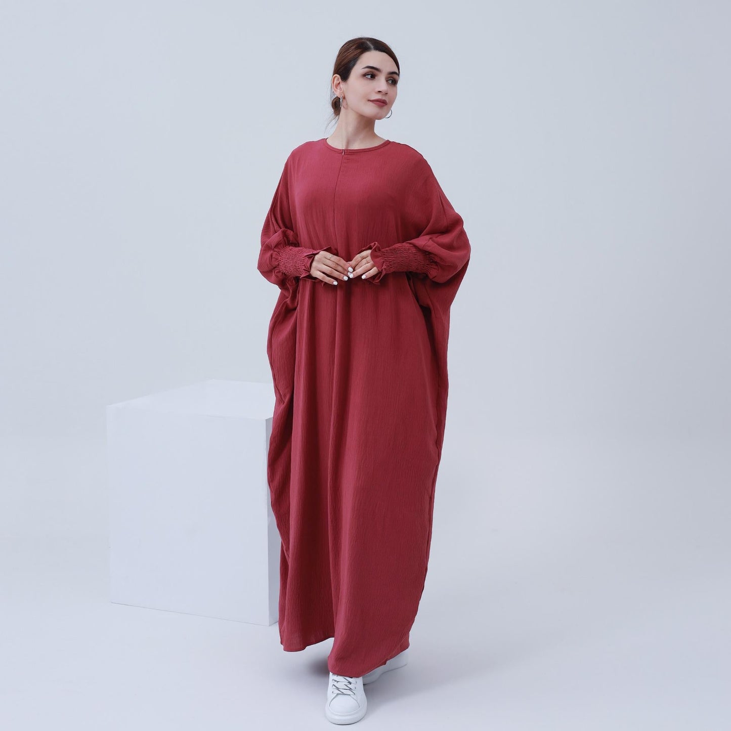LUMAYA LUMAYA1003 Solid Bat Dress