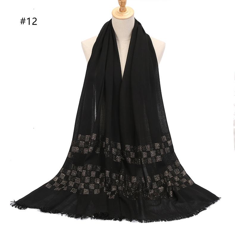 LUMAYA LM1142 Soft Solid Color Ladies Headscarf