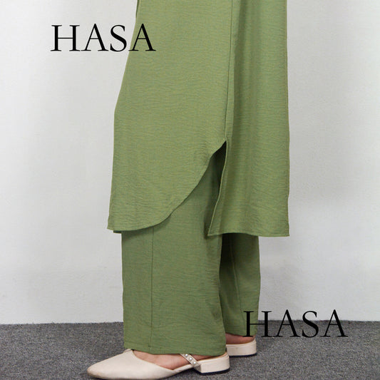 HAYA0628 HAYA  Crepe women's two-piece suit