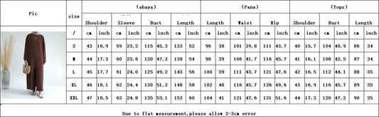 LM5107 Classic Solid Color Three-piece Suit - Loose Long Design Combination