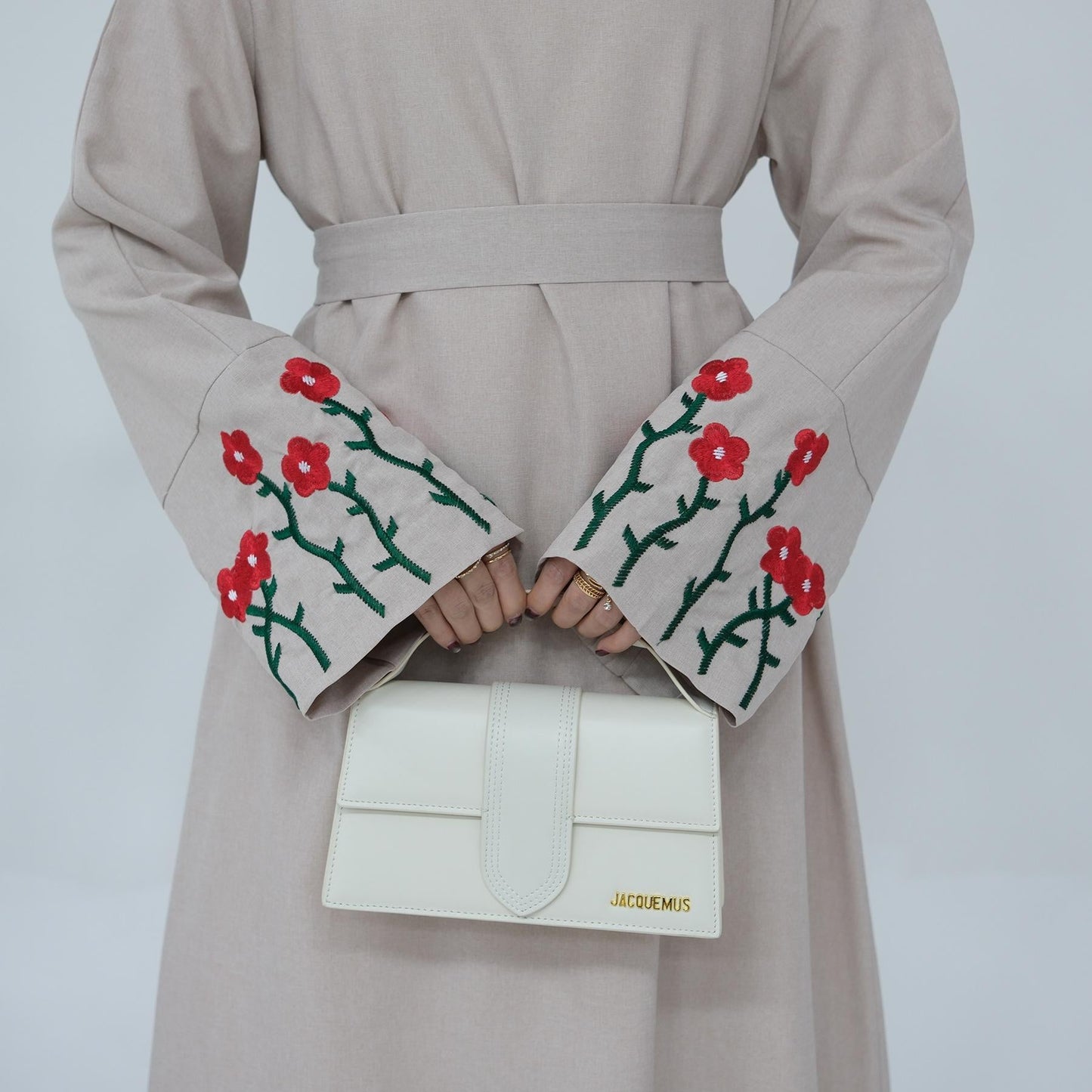 LUMAYA LUMAYA1090 Flower Embroidery Elegant Dress