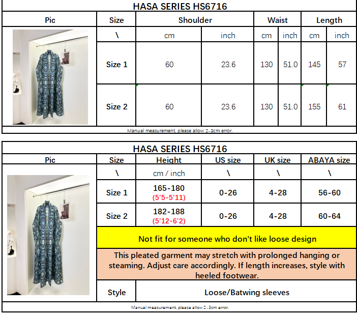 LUMAYA6716 Rtisan Elegance  Blue Printed Abaya with Traditional Motifs