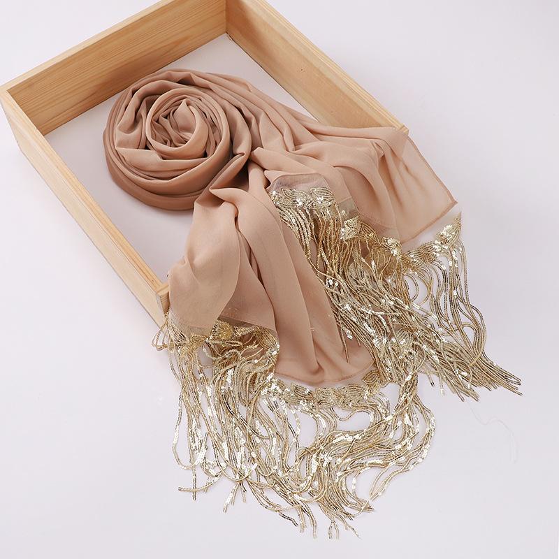 LUMAYA LM1139 Pearl Chiffon Scarf