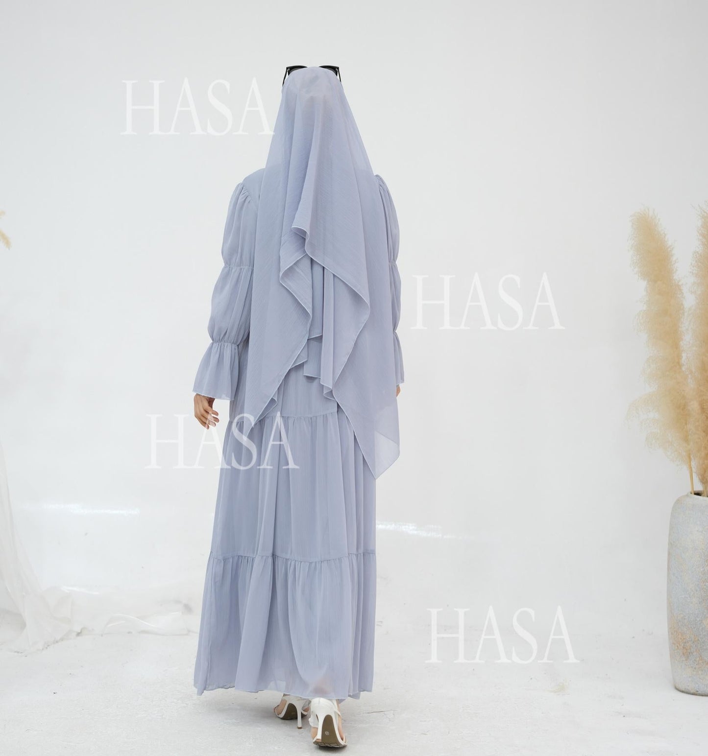 LUMAYA5880 Chiffon Texture Layered Design, A Two-way Dress Suitable for Both Daily and Formal Occasions