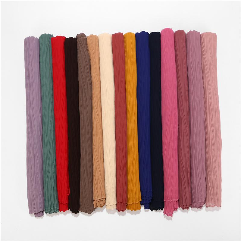 LUMAYA LM1137 Pearl Chiffon Baotou Scarf