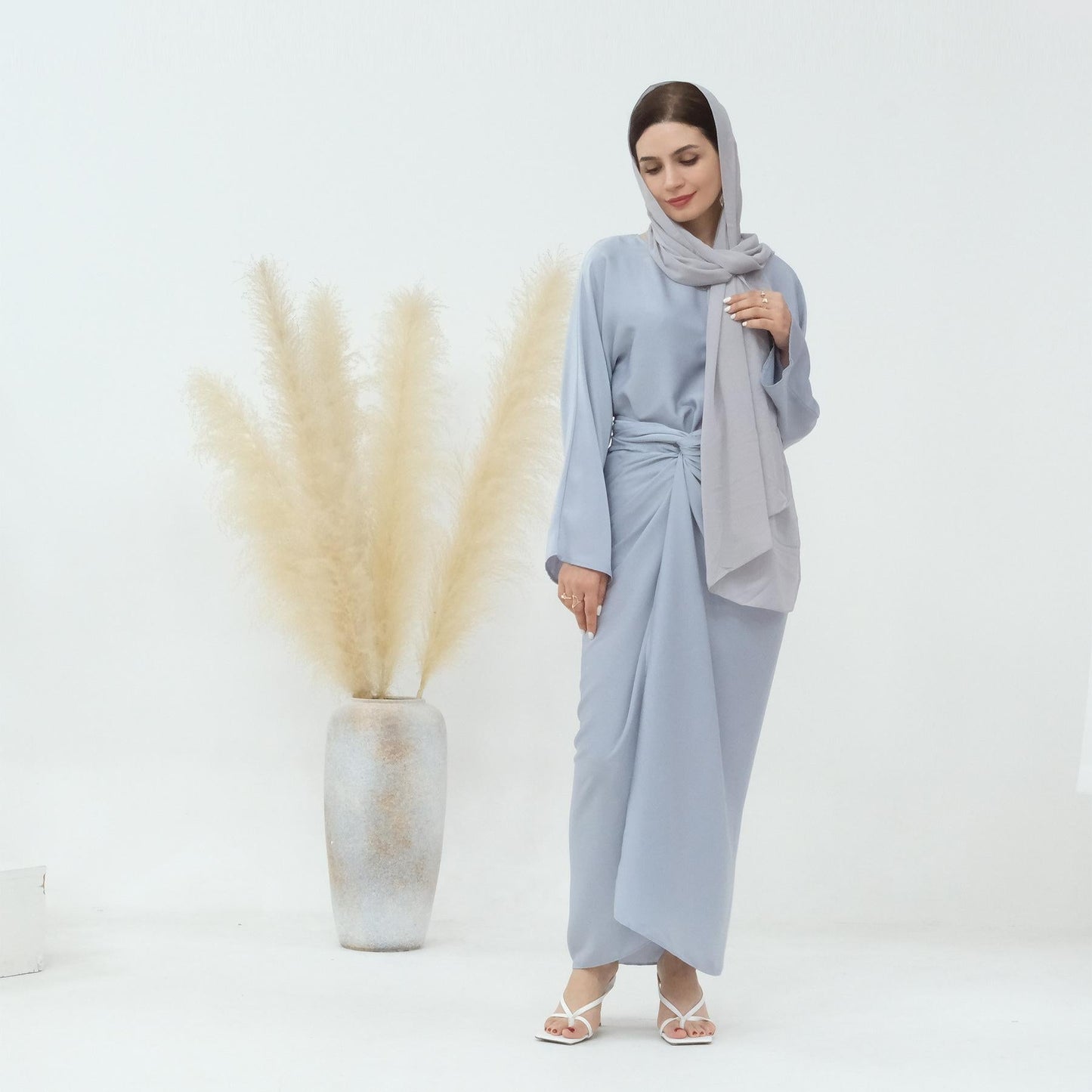 LUMAYA LUMAYA1010 2PCS Set Fashion Top and Skirt